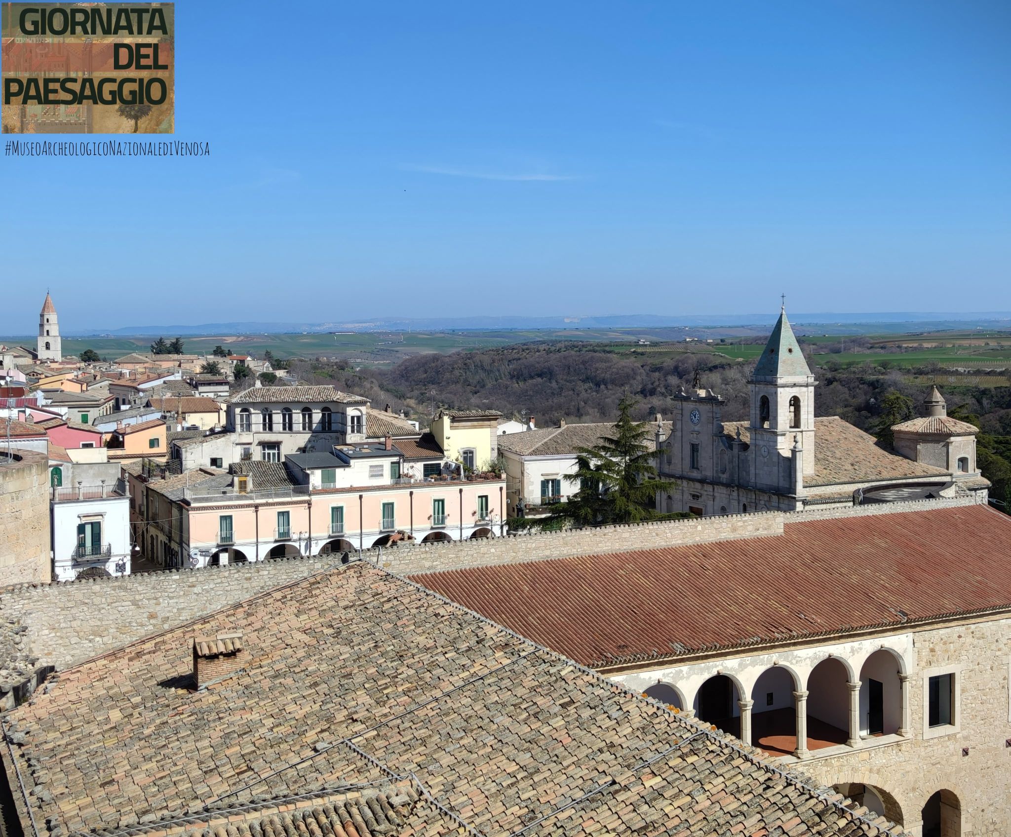“Venosa vista dalla torre del Castello”